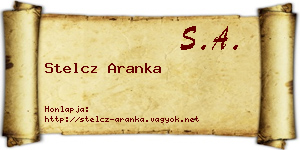 Stelcz Aranka névjegykártya